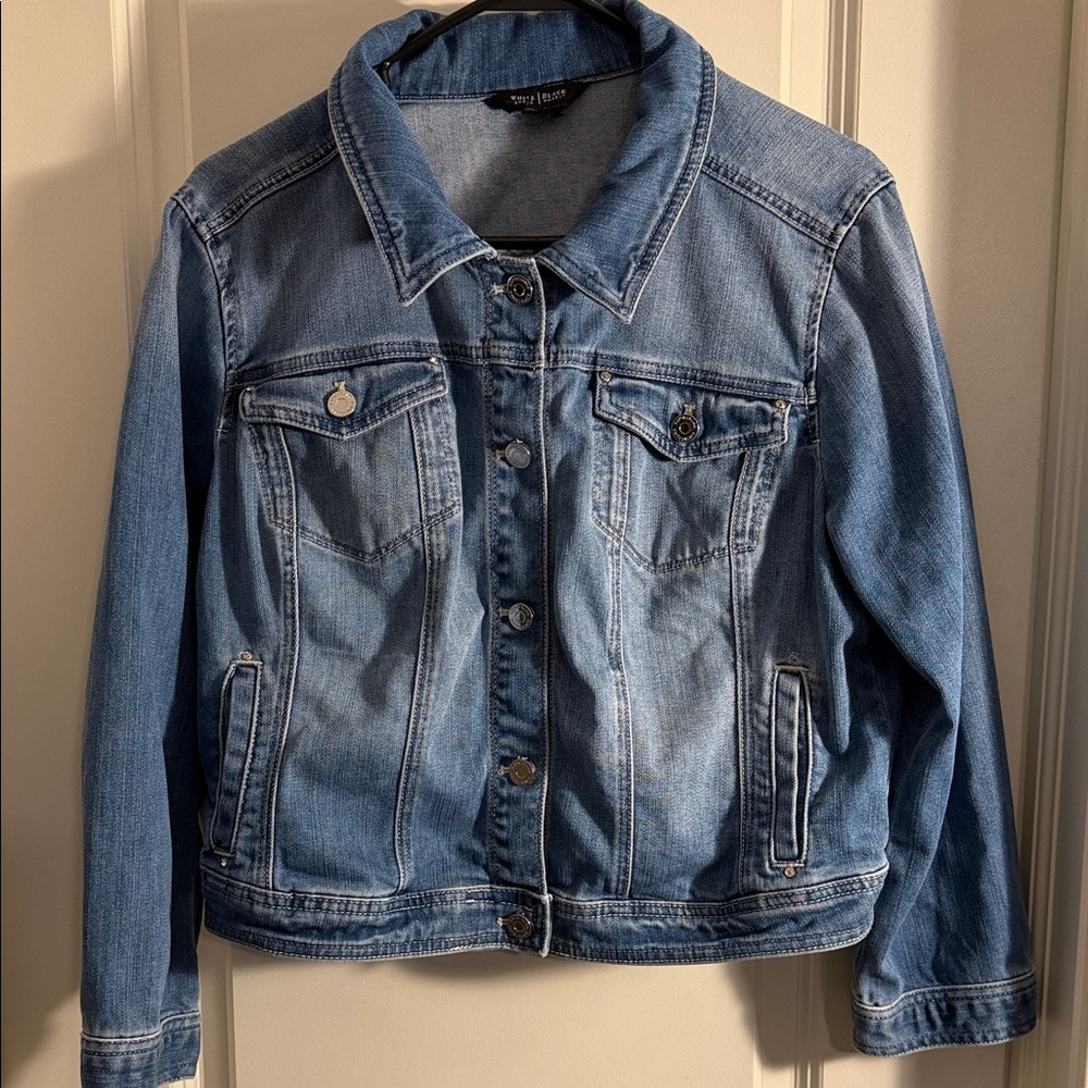 White House Black Market Indigo Denim Jacket